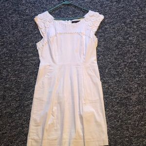 White Dress with detail on top